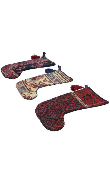 1 x 2 Antique Rug Christmas Stocking 79109