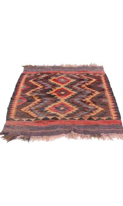 2 x 3 Antique Maimana Afghan Kilim Rug 79069