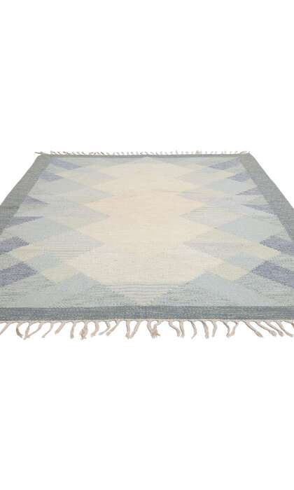 5 x 8 Anna Johanna Angstrom Vintage Swedish Rollakan Rug 79042