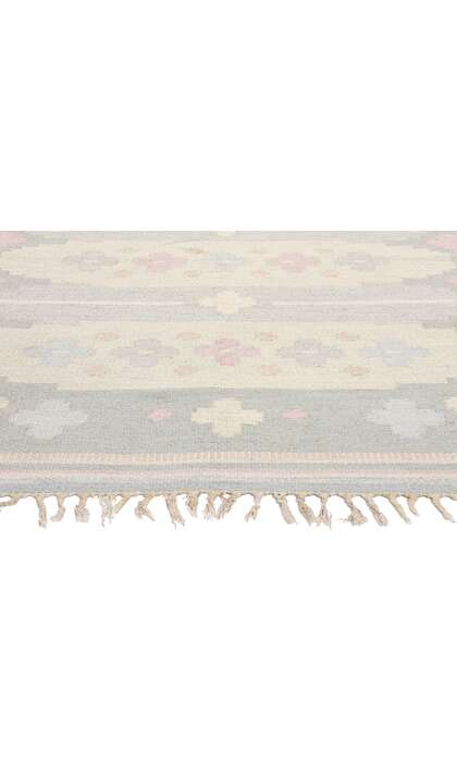 5 x 8 Anna Johanna Angstrom Vintage Swedish Scandinavian Rollakan Rug 79046