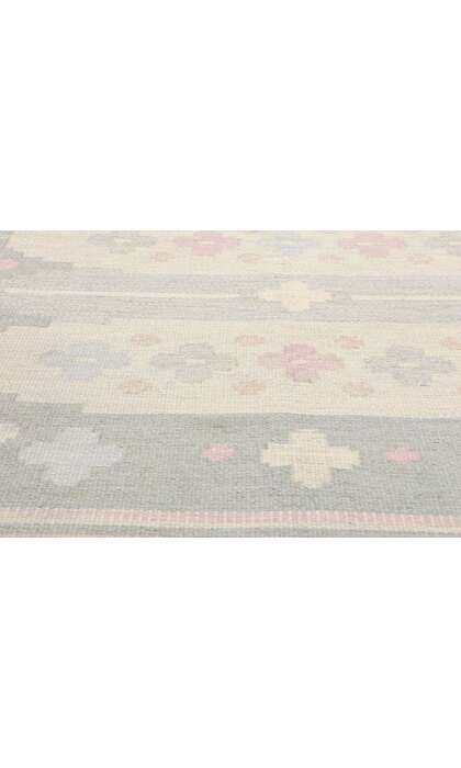 5 x 8 Anna Johanna Angstrom Vintage Swedish Scandinavian Rollakan Rug 79046