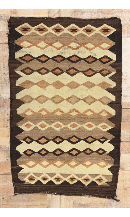 3 x 5 Antique Crystal Navajo Rug 79101