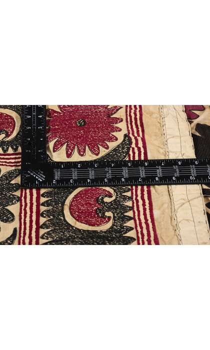 4 x 5 Antique Uzbek Shakhrisabz Suzani Tapestry 79093