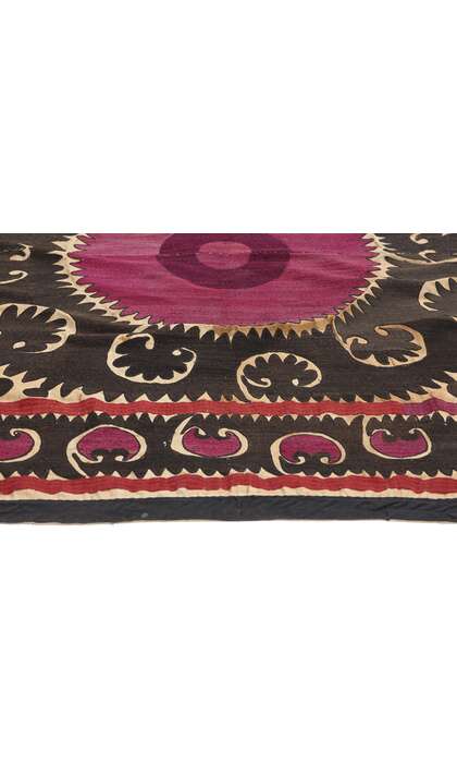 4 x 5 Antique Uzbek Shakhrisabz Suzani Tapestry 79093