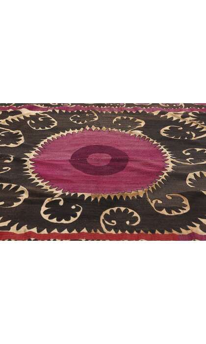 4 x 5 Antique Uzbek Shakhrisabz Suzani Tapestry 79093