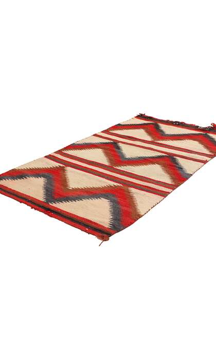 2 x 5 Antique Eye Dazzler Navajo Rug 79083