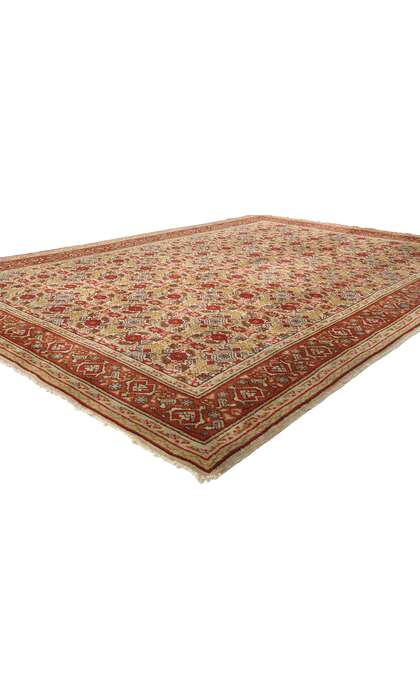 8 x 11 Late 19th Century Antique Turkish Oushak Rug 79086
