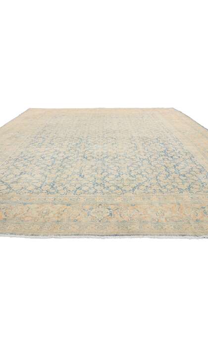 10 x 14 Distressed Antique Persian Ardabil Rug 61376