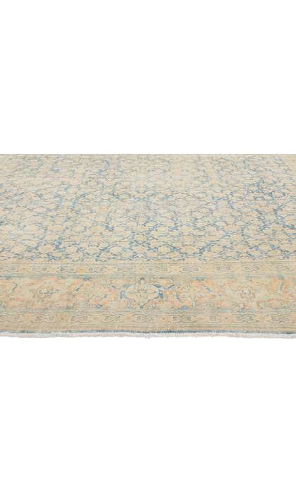 10 x 14 Distressed Antique Persian Ardabil Rug 61376
