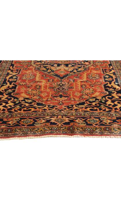 5 x 8 Vintage Persian Heriz Rug 79085