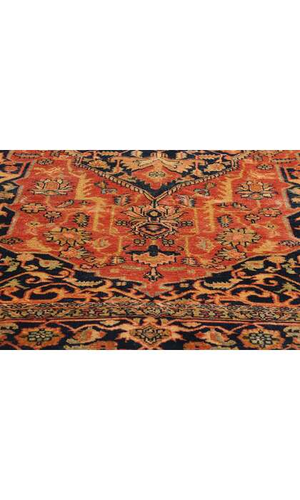 5 x 8 Vintage Persian Heriz Rug 79085