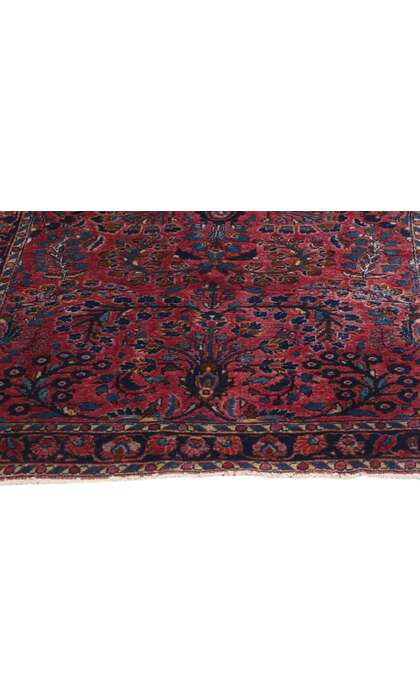 3 x 5 Antique Persian Sarouk Rug 79012