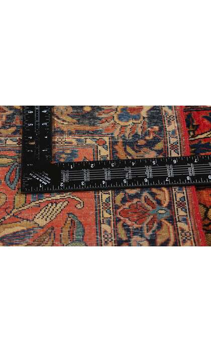 3 x 5 Antique Persian Sarouk Pictorial Rug Garden of Paradise 79081