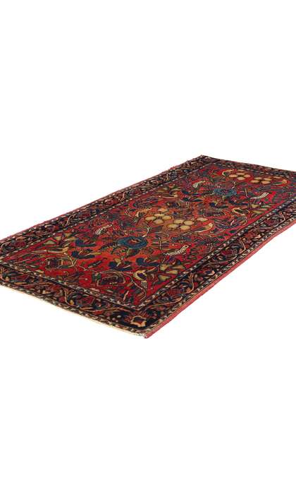 3 x 5 Antique Persian Sarouk Pictorial Rug Garden of Paradise 79081