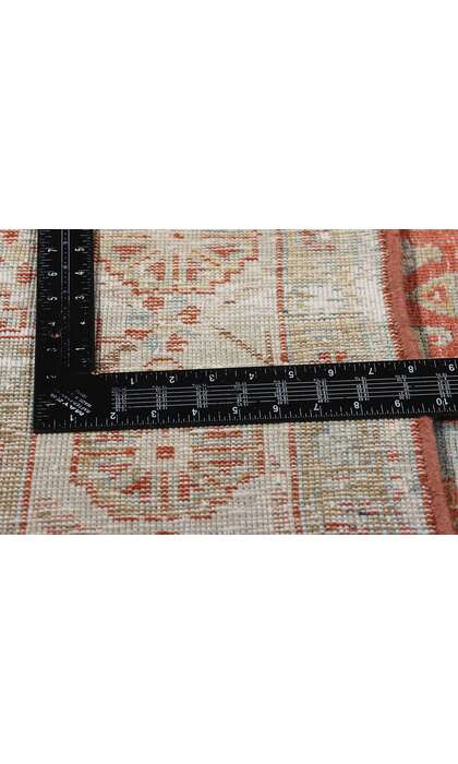 7 x 10 Distressed Antique Persian Viss Rug 61312