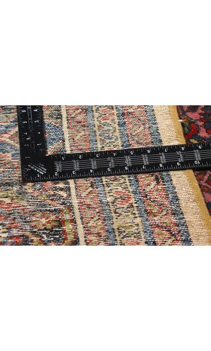 13 x 21 Antique Pink Dergazine Hamadan Rug 78339