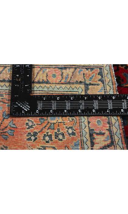 2 x 4 Antique Red Persian Sarouk Rug 79010