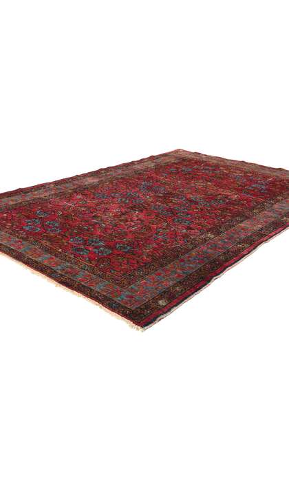 5 x 7 Antique Red Persian Lilihan Rug 79090