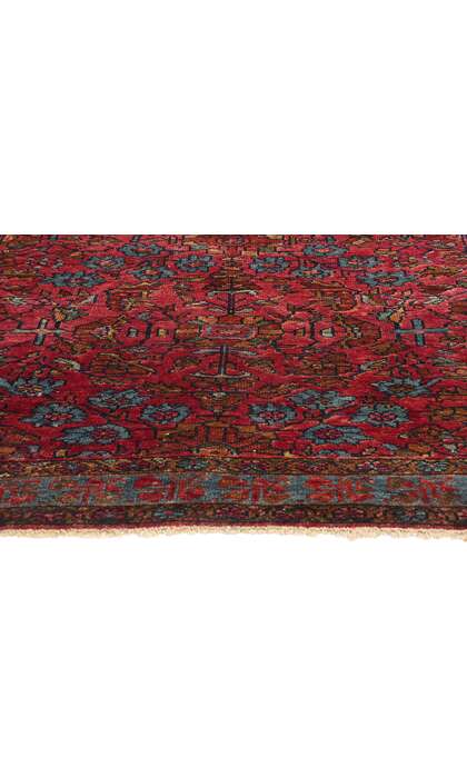 5 x 7 Antique Red Persian Lilihan Rug 79090