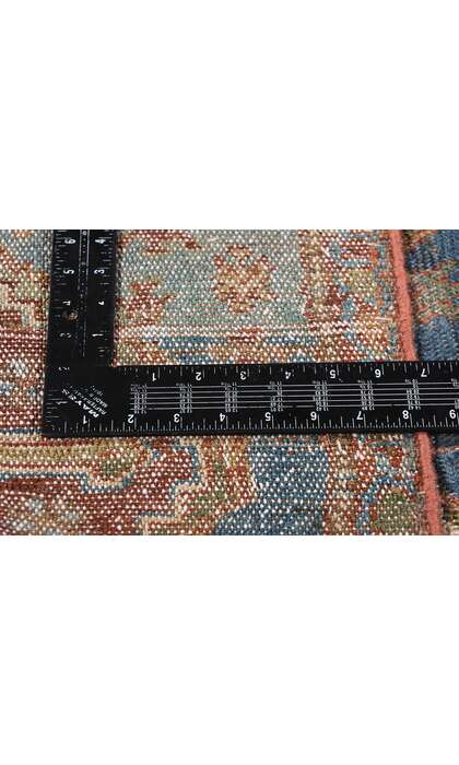 3 x 14 Antique Blue Persian Bakhtiari Rug Runner 61326