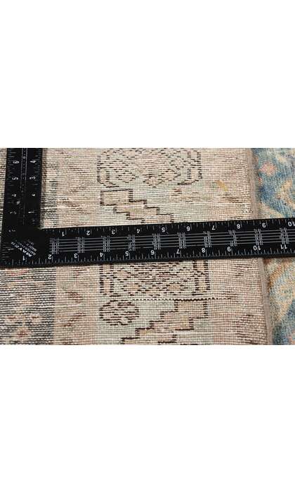 3 x 14 Distressed Antique Persian Malayer Rug Runner 61340