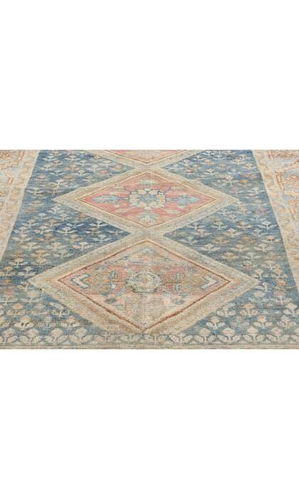 3 x 14 Distressed Antique Persian Malayer Rug Runner 61340
