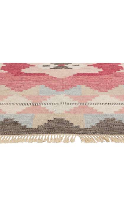 6 x 8 Evy Svensson Vintage Swedish Rollakan Rug 79045