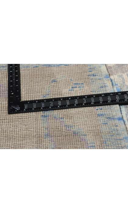 15 x 21 Extra-Large Modern Blue Turkish Oushak Rug 53965