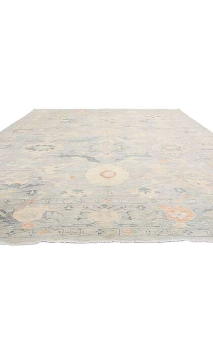 10 x 13 Contemporary Modern Light Blue Sultanabad Rug 81126