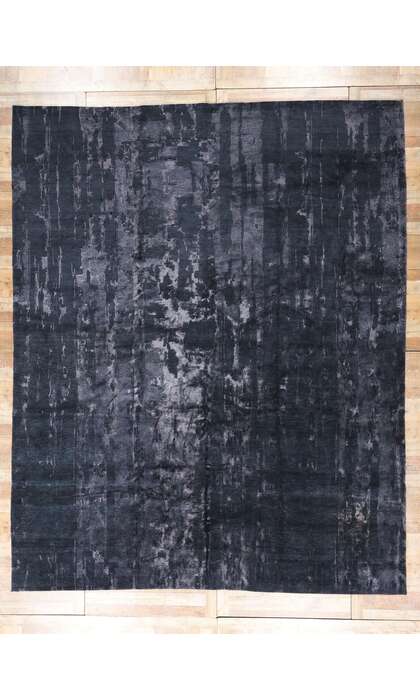 12 x 15 Modern Obscured Depths Tibetan Rug 79076
