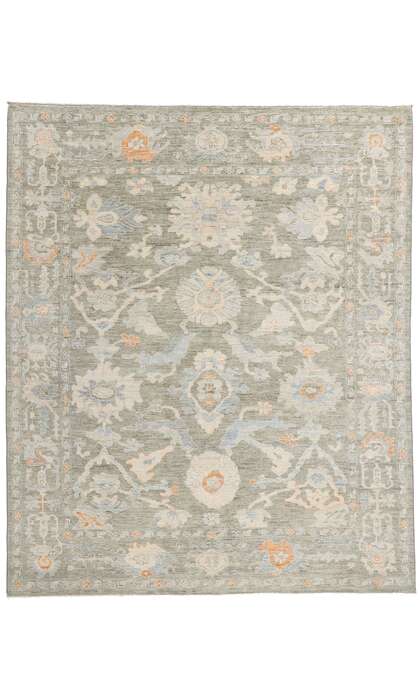 8 x 10 Contemporary Modern Gray Sultanabad Rug 81127