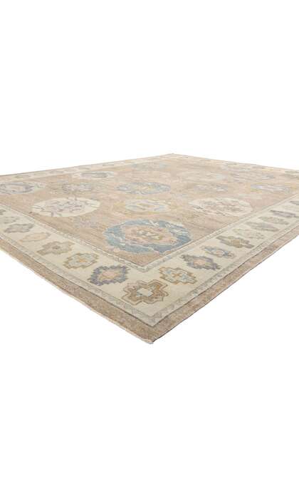 11 x 14 Organic Modern Turkish Oushak Rug 53987