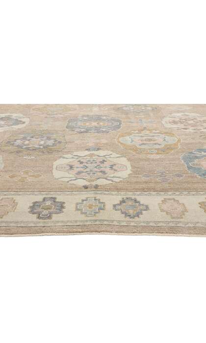 11 x 14 Organic Modern Turkish Oushak Rug 53987