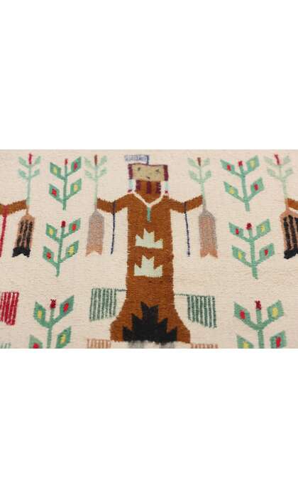 2 x 2 Vintage Yeibichai Navajo Rug 79111