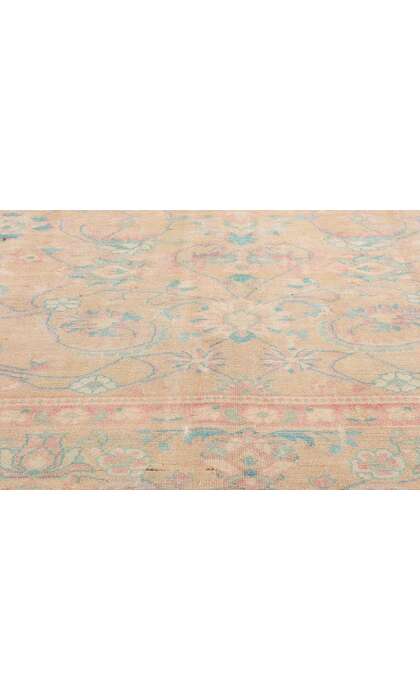 7 x 10 Vintage Pastel Persian Malayer Rug 61344