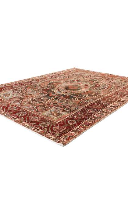 5 x 8 Distressed Antique Persian Bakhtiari Rug 61322