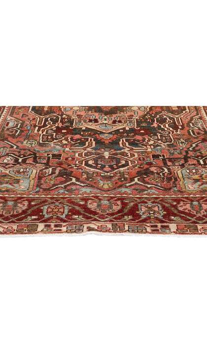 5 x 8 Distressed Antique Persian Bakhtiari Rug 61322