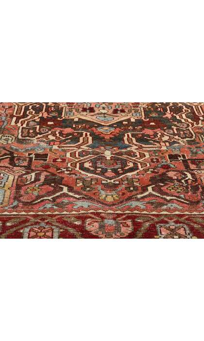 5 x 8 Distressed Antique Persian Bakhtiari Rug 61322