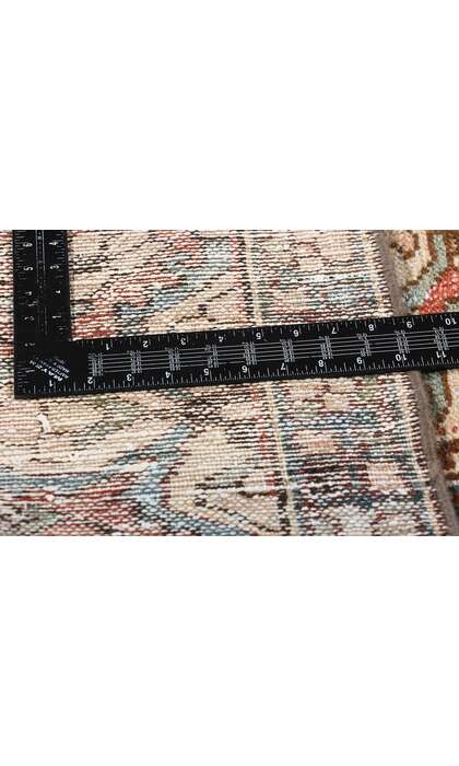 9 x 10 Distressed Antique Persian Bakhtiari Rug 61361