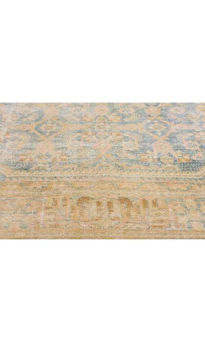 7 x 10 Distressed Antique Persian Hamadan Rug 61337