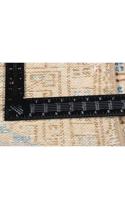 2 x 7 Distressed Vintage Persian Karaja Heriz Rug Runner 61334