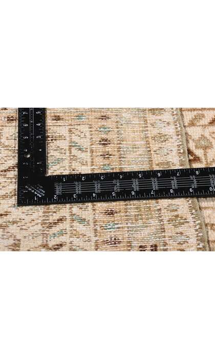 3 x 15 Distressed Vintage Persian Karaja Heriz Rug Runner 61329