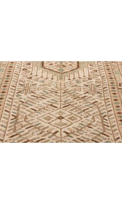 3 x 15 Distressed Vintage Persian Karaja Heriz Rug Runner 61329