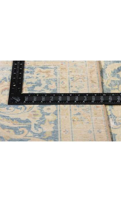 10 x 12 Distressed Antique Persian Kashan Rug 61321