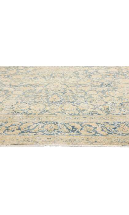 10 x 12 Distressed Antique Persian Kashan Rug 61321