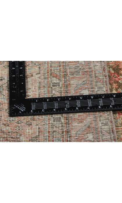 4 x 6 Distressed Antique Persian Mahal Rug 61311