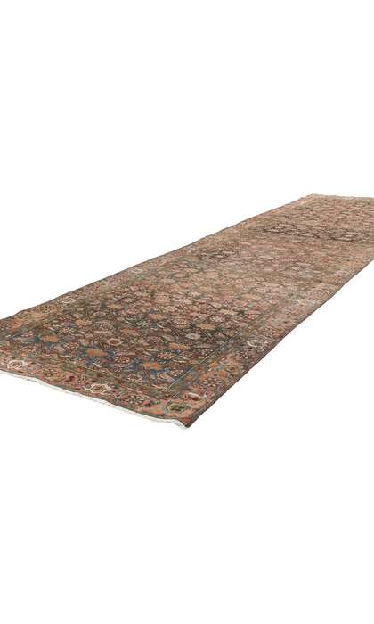 3 x 12 Distressed Antique Persian Malayer Rug Runner 61315