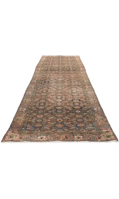 3 x 12 Distressed Antique Persian Malayer Rug Runner 61315