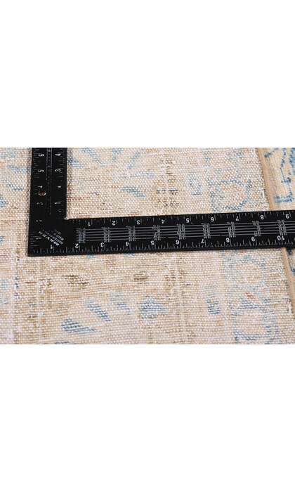 6 x 7 Distressed Antique Blue Persian Malayer Rug 61320