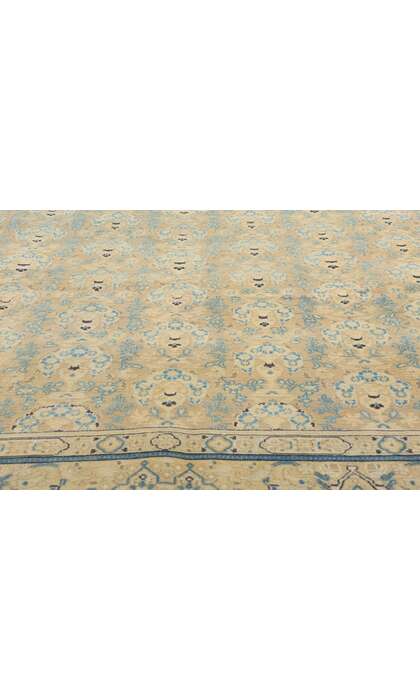 8 x 11 Distressed Vintage Persian Mashhad Rug 61363